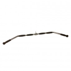 Myo Lat Pulldown Bar 48inch PU Grips Cable Attachment