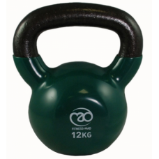Fitness Mad 12Kg Kettlebell - Green
