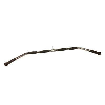 Myo Lat Pulldown Bar 48inch PU Grips Cable Attachment