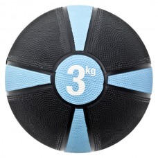 Fitness Mad 3Kg Medicine Ball - Blue Stripe
