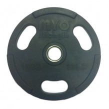 MYO - 15kg Olympic Rubber Discs (Single)