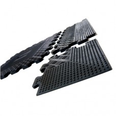Easy-Lock Freeweight Flooring (12mm thickness) - Corner