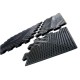 Easy-Lock Freeweight Flooring (12mm thickness) - Price per Sq metre (4 tiles)