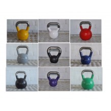 Wolverson 10KG Cast Iron Russian Kettlebell (White)