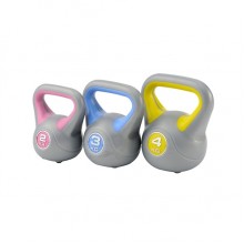 York 4kg Vinyl Kettlebell
