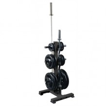 York Olympic Plate Tree Rack with 2 Olympic Bar Holders