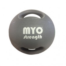 MYO - 10KG Grey/ Orange Double Grip Medicine Balls 